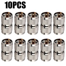 10PCS PL259 Male Plug to UHF Male PL-259 RF Coaxial Adapter Connector  