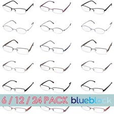 Reading Glasses Mens Womens Blueblock Reading Glasses Bulk Packs New Readers