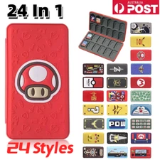 24IN1 Magnetic Game Card Case Cover Storage Box Holder Protector For Nintendo AU