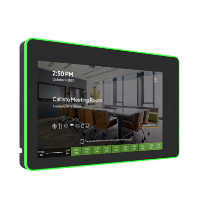 New Universal Wall-mount Tablet PC Booking System Surround Led Backlight