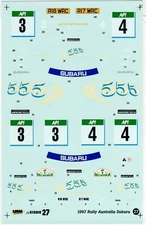 1/24 Studio 27 (ST27-DC141) Impreza Winner Series 4 "555 Kills" Australian '97