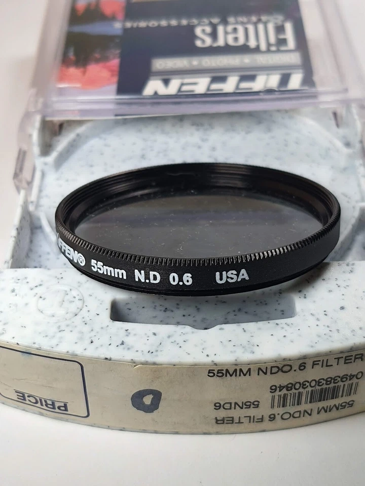 Tiffen 55mm Neutral Density ND 0.6 Glass Lens Color Conversion Filter 55 mm USA - Image 4 of 4