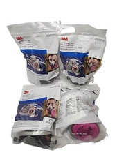 4 Masks 3M Half Facepiece Large 6300 Open Bag 2 Mask Only / 2 Mask w/2097 Filter