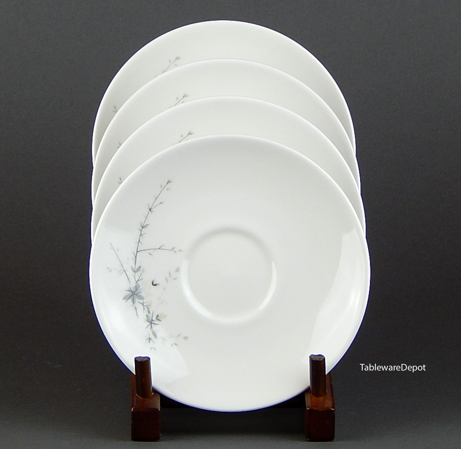 Set of 4 Saucers, Excellent Condition! Royal Doulton Greenbrier, TC1009 ...