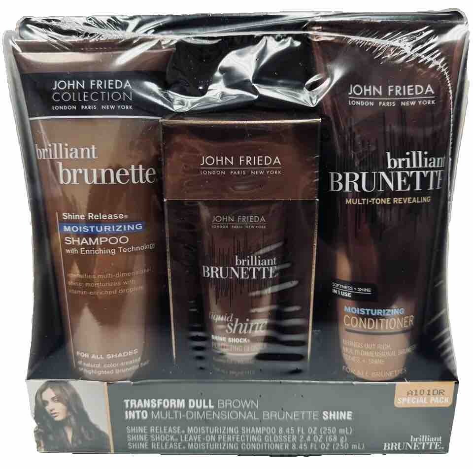 frieda brilliant brunette shampoo-conditioner-shine glosser