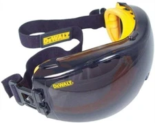 1 PR. DeWalt DPG82-21 SMOKE GRAY ANTI FOG Protective Over Glasses Safety Goggles