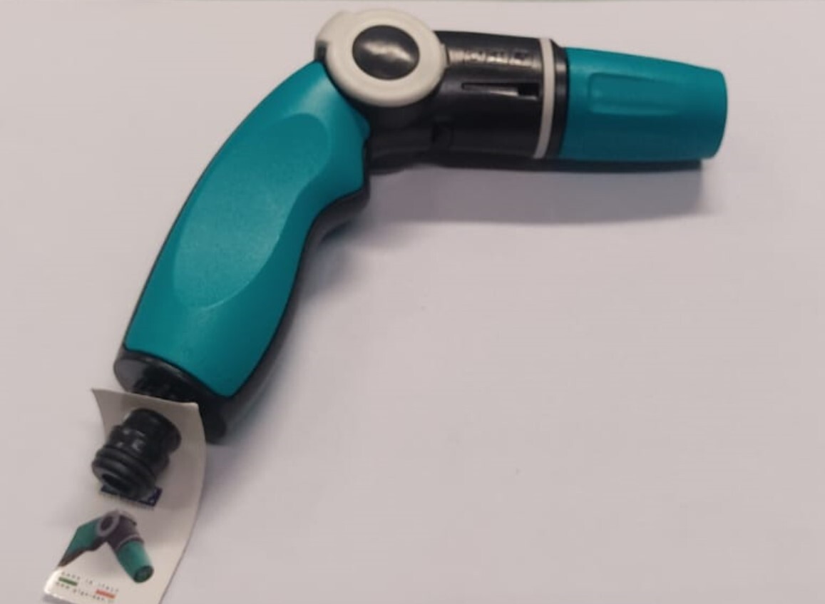 PISTOLA PER IRRIGAZIONE "JET EASY PLUS" A 3 GETTI - COLORE AZZURRO/NERO