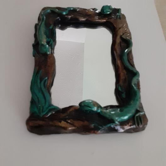 Lizard Mirror gecko     !  Festival hand made !!