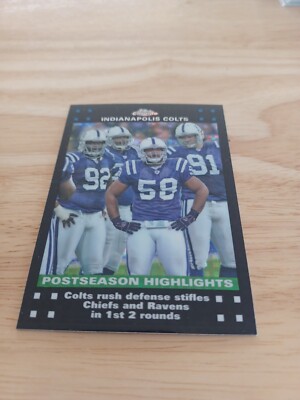2007 Topps Chrome Football X-fractor #TC-55 Colts Defense PSH $$$$
