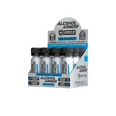 Alcohol Armor Boujee Berry Elixir - Hydration Support Essential Vitamins and ...