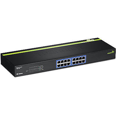 TRENDnet Switch 16 Port Gbit 19'' Metall TEG-S16G (0710931610239)