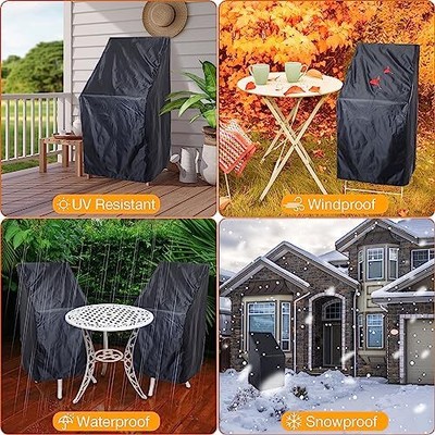 Chaise Adirondack Pcs Stacking Outdoor Chair Covers Waterproof