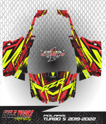 Polaris XP 1000 TURBO S 2019-2022 RAZOR Graphics Kit Decal Sticker S6