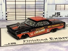 Hot Wheels Mercury Cyclone Comet Gasser - Lowering Base - 3D Printed Part Only