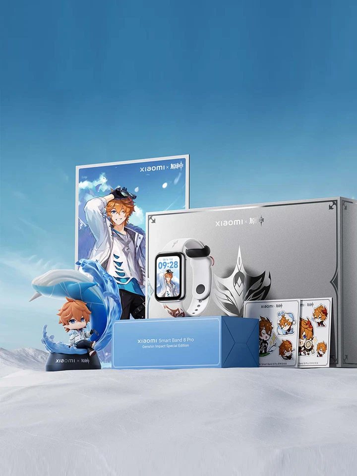 Xiaomi x Genshin Impact Smart Band 8 Pro Tartaglia Limited Edition Full Gift Set - Image 2 of 4