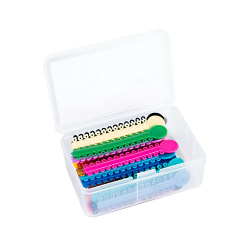 1040pc Dental Orthodontic Ligature Ties Braces Elastic Rubber Band Mixed ColorUS - Picture 3 of 7