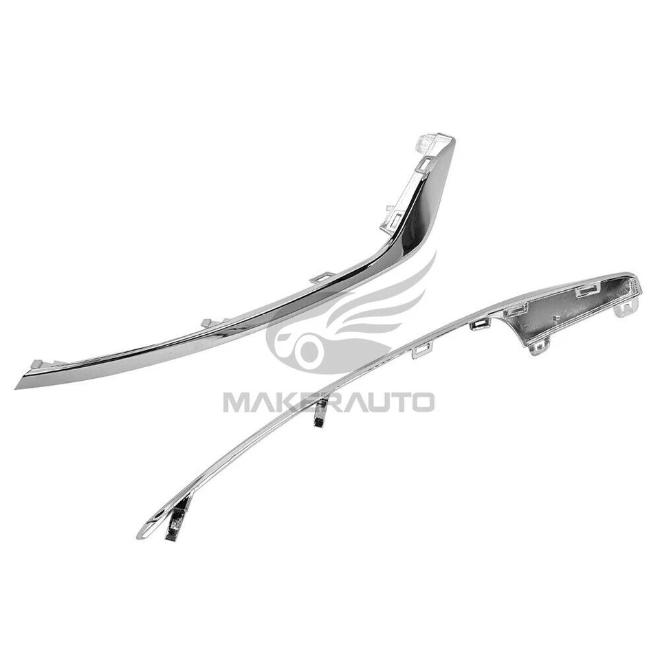 Par de luces antiniebla cromadas para parachoques delantero Ford Fusion 2019-20 Foto 3 de 4