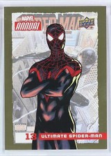 2016 Upper Deck Marvel Annual Gold Foil Base #13 ULTIMATE SPIDER-MAN epack