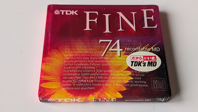 5 Minidisc TDK Fine Série 4 MD 74 min