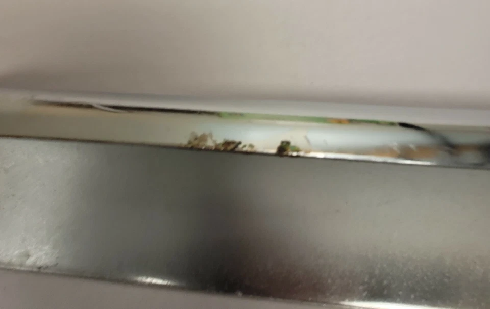 Chrysler Windsor 1955 cromo protector de parachoques delantero barra de amarre interior 1553910 nuevo de Lote Antiguo Foto 4 de 4