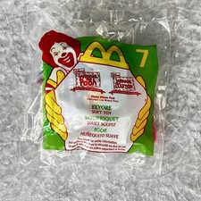 1999 McDonalds Happy Meal Toy The Tigger Movie  7 Eeyore Clip-On Toy NIB