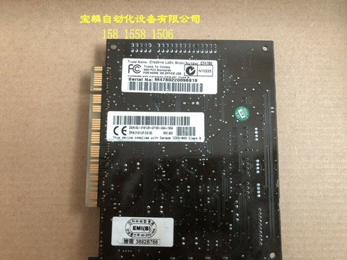 1pc Creative Labs Sound Blaster Live! PCI Sound Audio card CT4780 - Picture 1 of 2