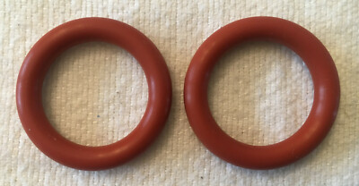 317 Silicone O-Ring 70A Durometer Red 15/16'' ID, 1-5/16'' OD, 3/16'' Width, 2-Pack