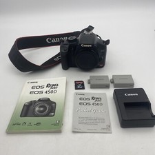 Canon EOS Rebel XSI BODY W/ Batteries, Charger, Manual, And 16GB SD Card
