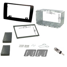 Mascherina autoradio 2 DIN con plancia per Fiat Idea