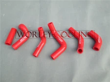Silicone Radiator Coolant Hose for 2003-2011 Husqvarna SMR 400 450 510 RED new