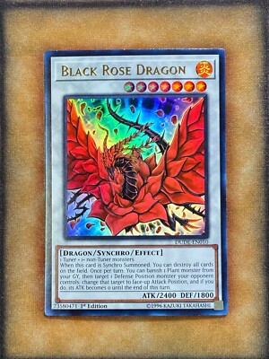 Yugioh Black Rose Dragon DUDE-EN010 Ultra Rare 1st Ed NM