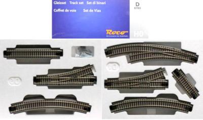 Roco 61103 Spur H0 -- Gleisset '' D '' geoLine NEU und OVP