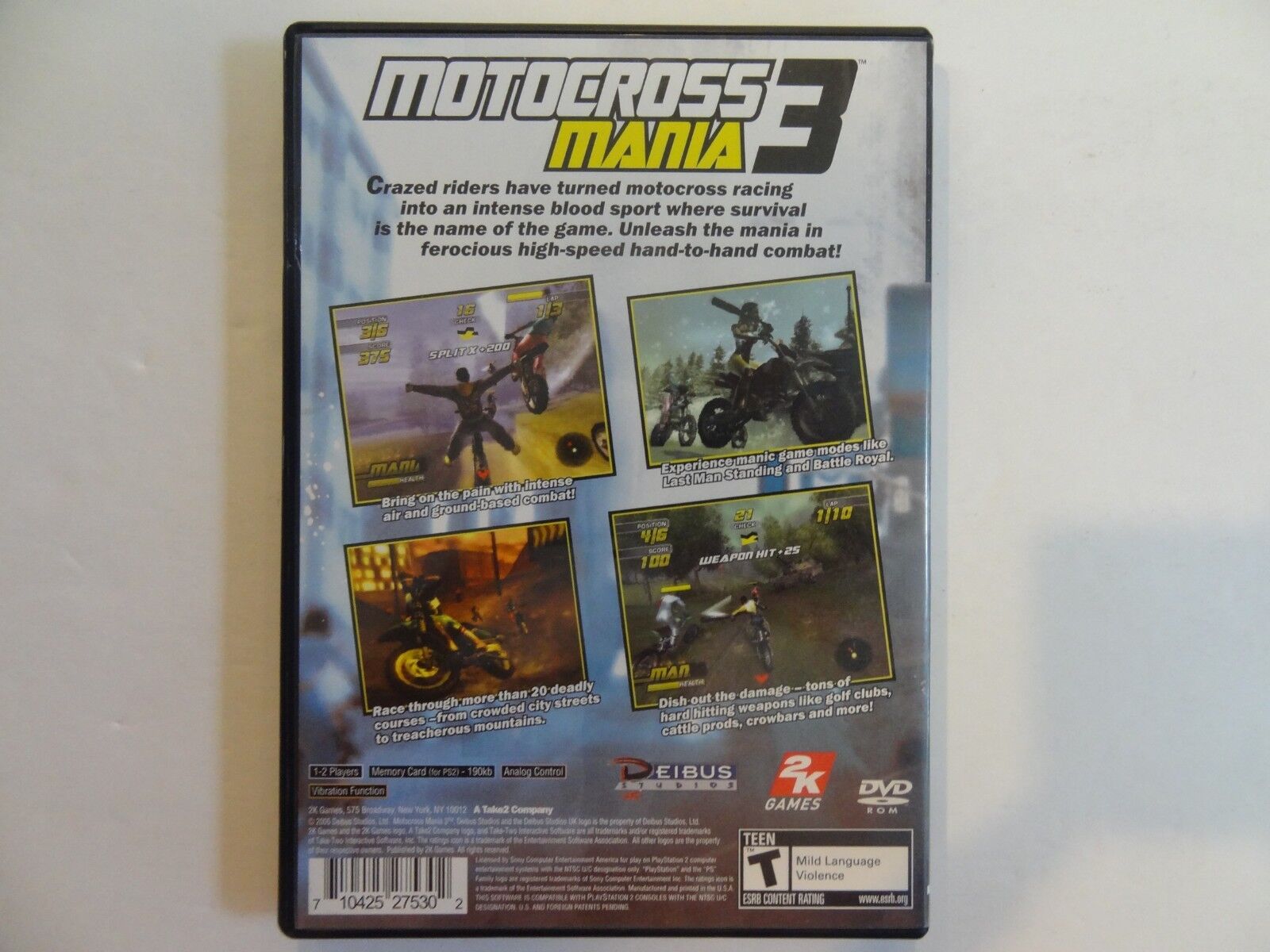 Motocross Mania 3 ROM & ISO - PS2 Game