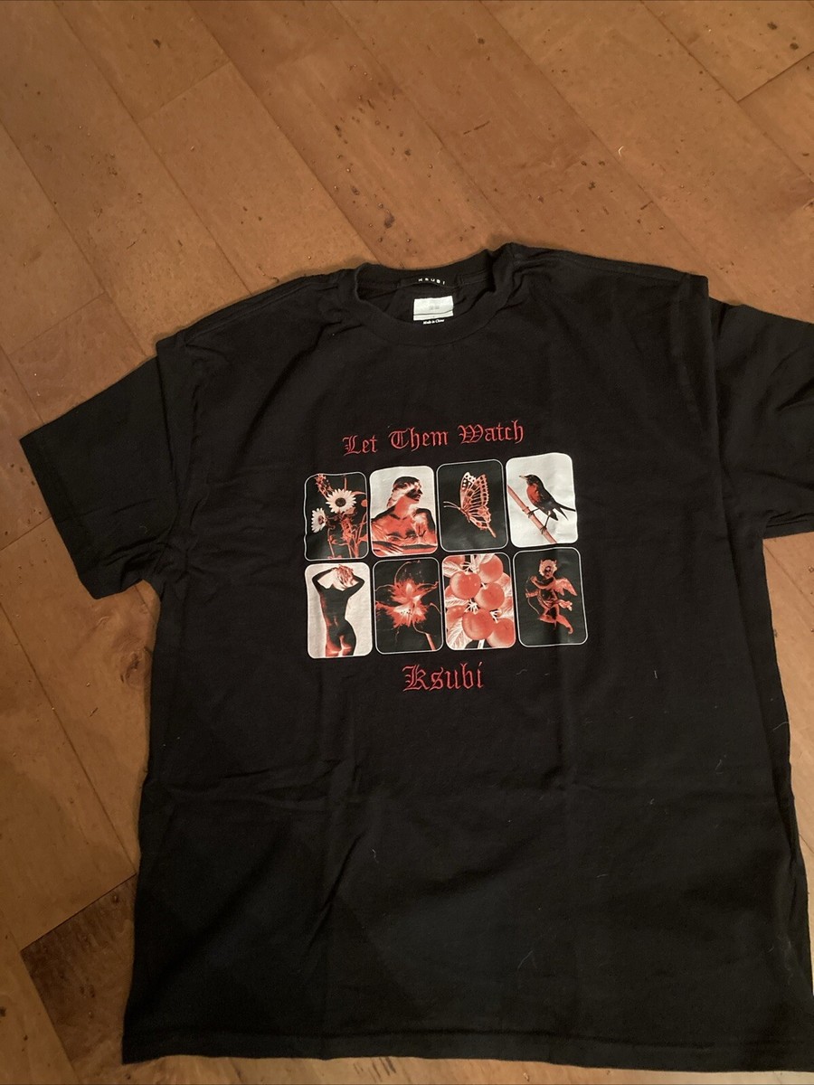 Ksubi Icons Graphic T-Shirt “Let Them Watch” Mens (Size Large) | eBay