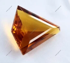 45 Ct Natural Certified Brazilian Fancy Cut Imperial Topaz Loose Gemstone AAAAA