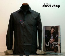 CAMICIA MICROFANTASIA MANICA LUNGA SLIM ARMANI JEANS UOMO Z6C22 WA NERO 12