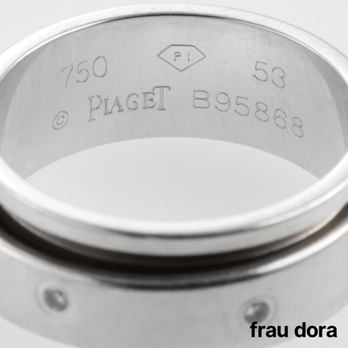 Piaget Possession Drehring mit Brillanten 750/- 18 Karat Weißgold - Bild 3 von 3
