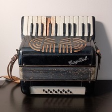 Capitol Accordion With Case, I'm Not A Musician But It Produces A Good Sound
