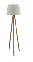 Moderne Graue Stehlampe Aus Holz Mit Dimmbarer Funktion