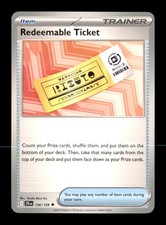 Redeemable Ticket 156/159 Uncommon Journey Together Pokemon Near Mint