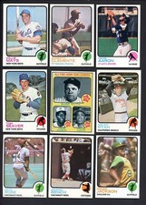 1973 TOPPS BASEBALL NEAR SET (NO SCHMIDT) CLEMENTE MAYS AARON 522206 (KYCARDS)