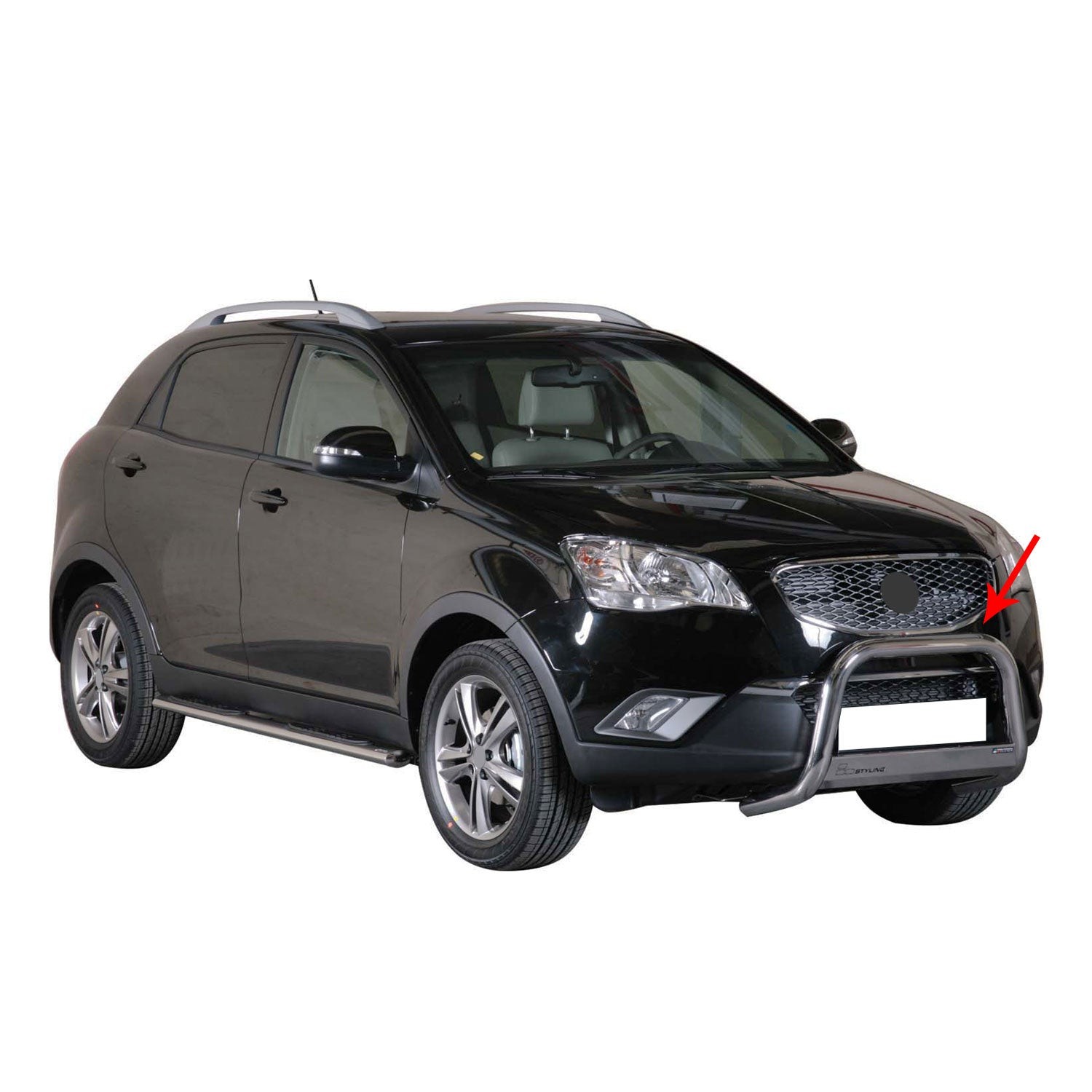 Pare-buffle Korando 2011-2019 idéal pour pistes et chemins