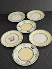 Set Of 6 Villeroy & Boch Variety Of "French Garden" 6 3/4" Bread/Dessert Plates