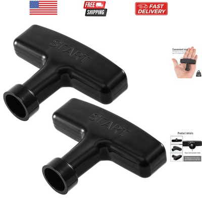 #ad 2 pcs Pull Cord Handle Replacement Recoil Starter Pull Handle Gasoline Engine... $12.48