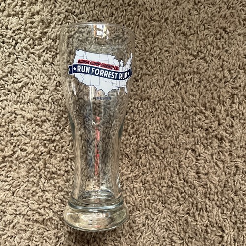 BUBBA GUMP SHRIMP CO. Destin Florida PILSNER DRINKING GLASS