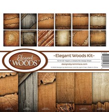 Reminisce Elegant Woods Scrapbook 12x12 inches, Multi Color Palette