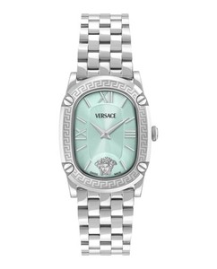 Versace Couture Women’s Watch, Swiss Made Luxury Designer Watch with Light Blue