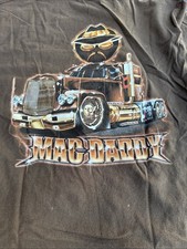 Vtg Lowrider Chicano Mac Daddy Truckin T Shirt Mens Large Y2k Spinners 2000s