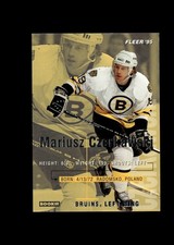 Rookie Card Mariusz Czerkawski #10 Boston Bruins. rookie card picture