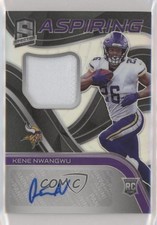 2021 Panini Spectra Aspiring 68/99 Kene Nwangwu #APA-KN Patch Auto 0s9t